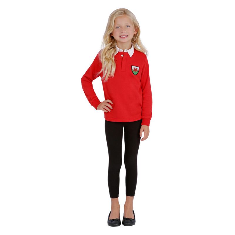 Kids Welsh Rugby Shirt Child Red 1