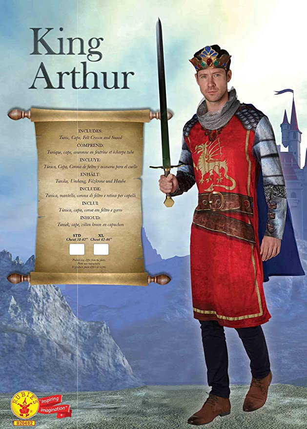 King Arthur Costume Adult Medieval Knight Armour 5