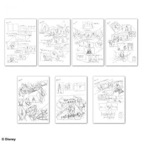 Kingdom Hearts Postcard Set B Illustrated By Tetsuya Nomura