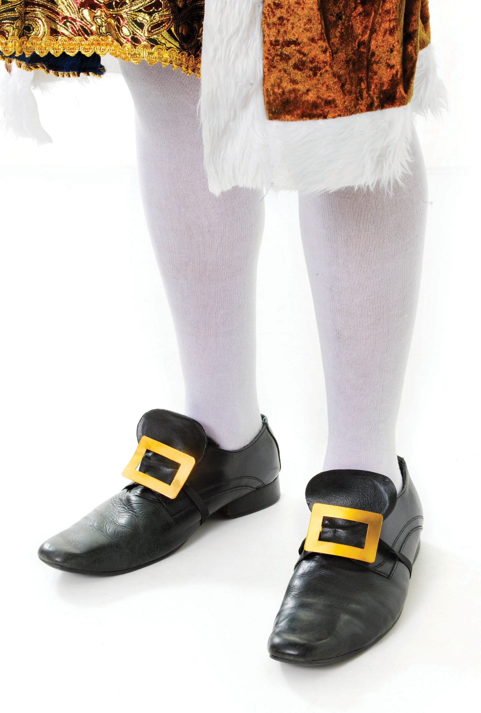 Knee High Adult Medieval White Socks Costume Accessory 1