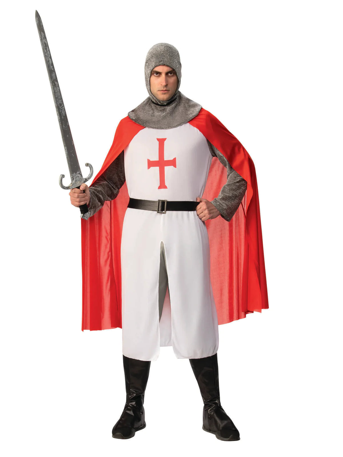 Knight Crusader Mens St George Costume 1