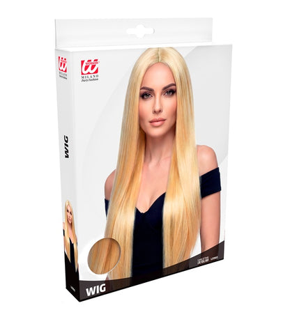 Extra Long Wig Blonde - 75 Cm - In Box