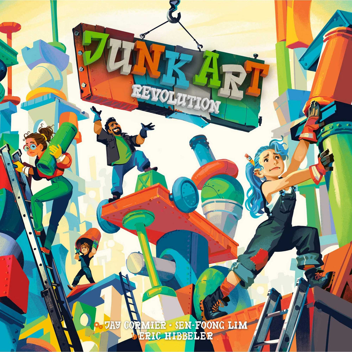 Junk Art Revolution Board Game by Ludonova 1