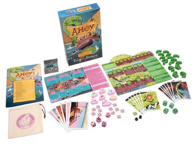 Ahoy Fang and Fortune Board Game by Leder 2