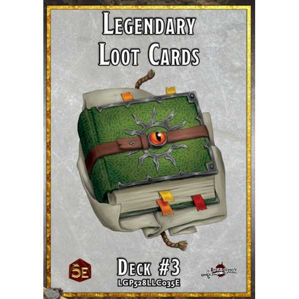 Legendary Loot Cards: Deck #3 (5E)