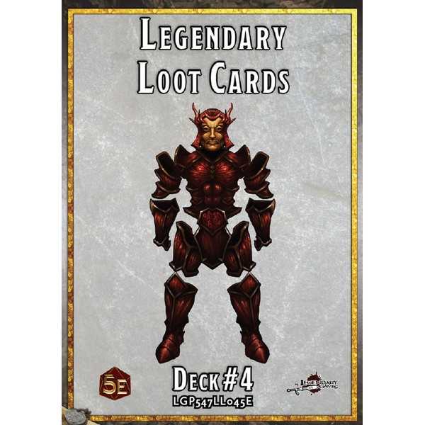 Legendary Loot Cards: Deck #4 (5E)