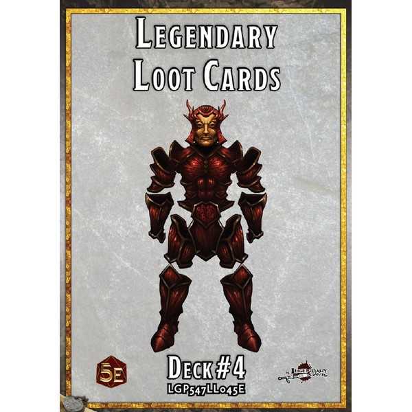 Legendary Loot Cards: Deck #4 (5E) 1