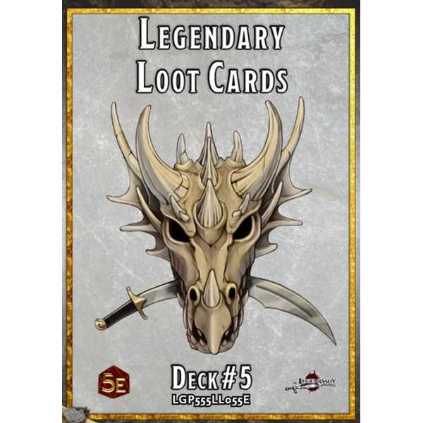 Legendary Loot Cards: Deck #5 (5E)