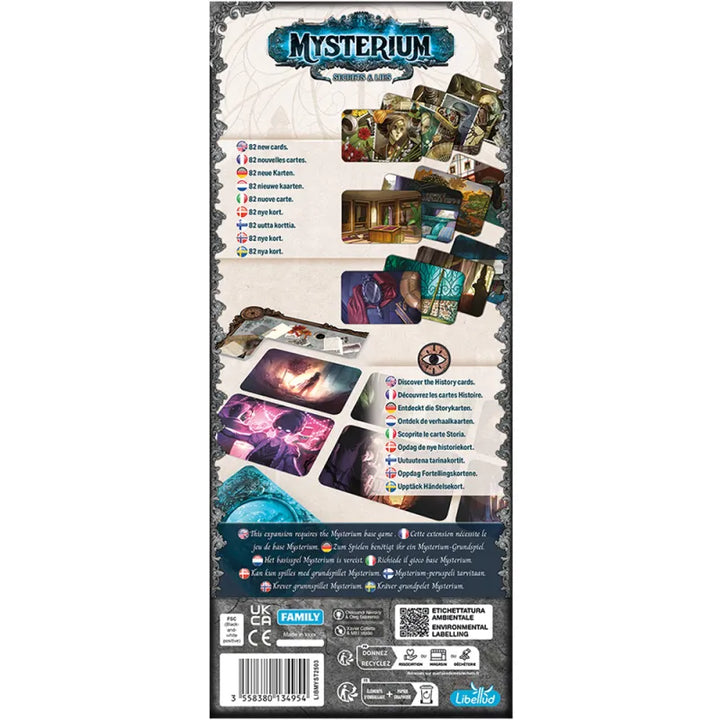 Mysterium Refresh Ext Secrets and Lies ML Board Game  Expansion by Libellud