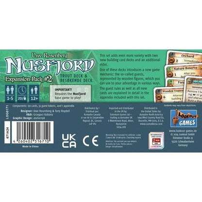 Nusfjord Expansion Pack 2 Trout and Besokende Decks Board Game by Lookout Spiele 3