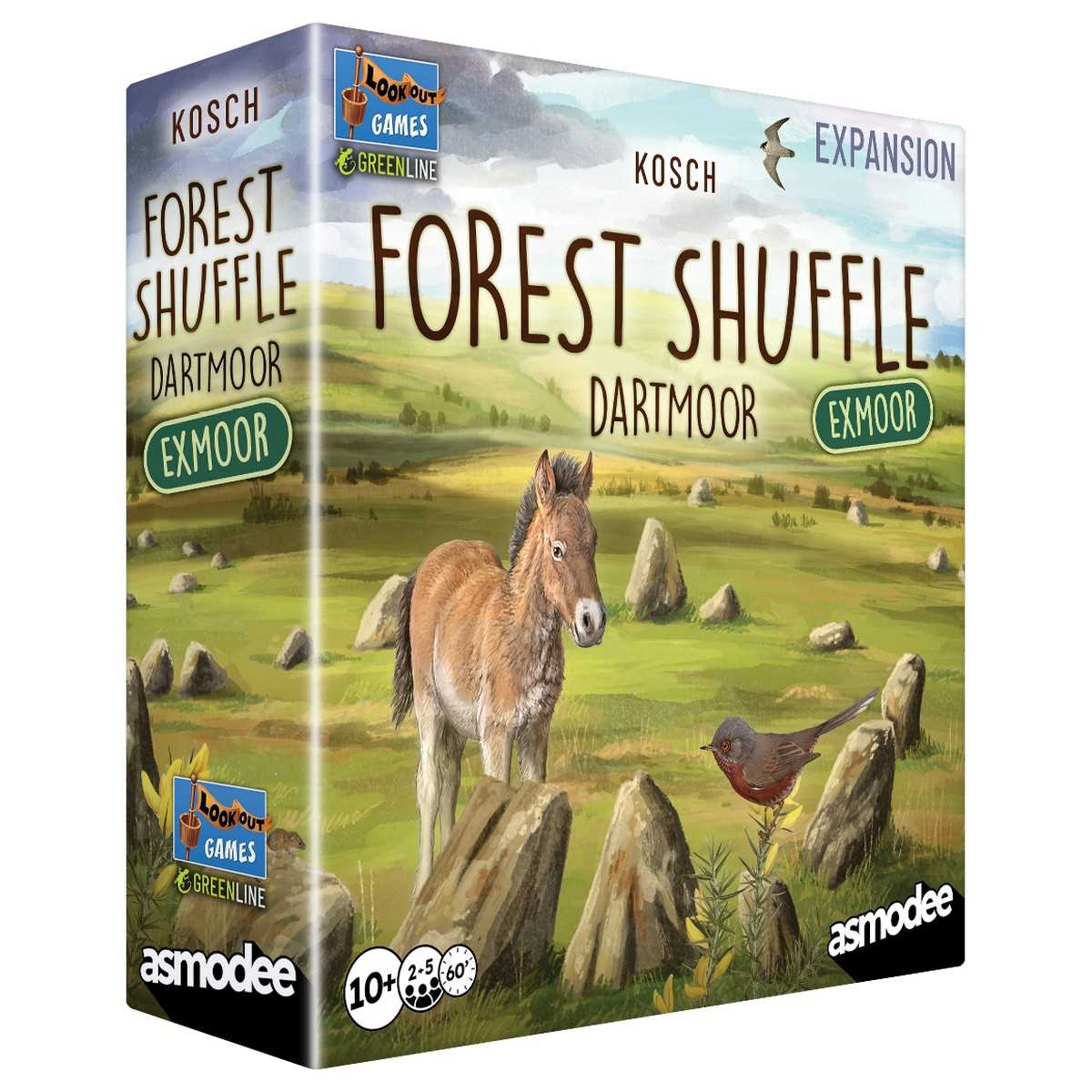 Forest Shuffle Dartmoor Exmoor Board Game Expansion