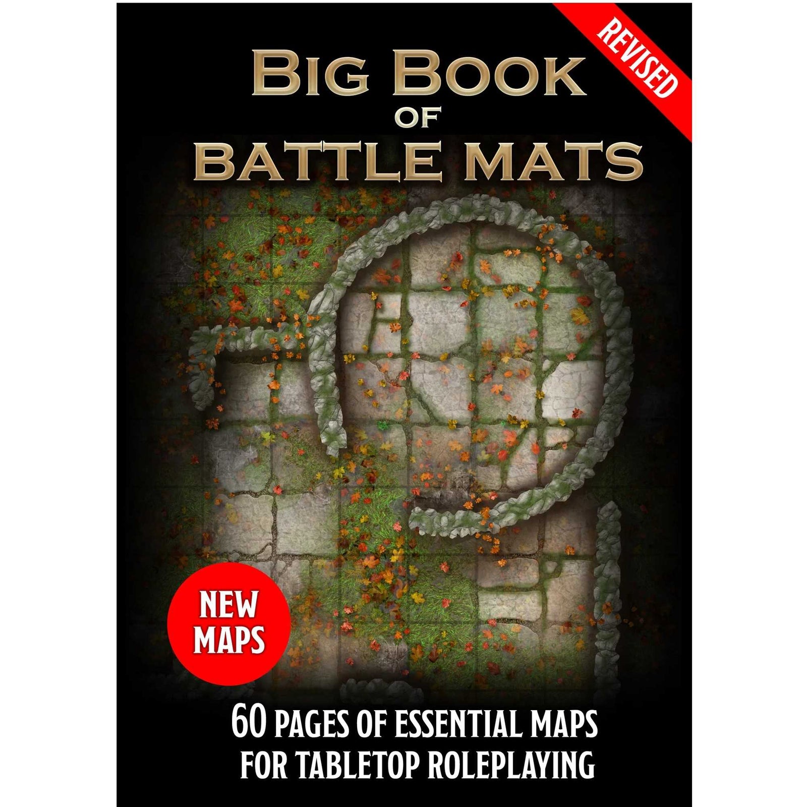 CASE OF 5 Big Book of Battle Mats Revised with Reusable Display Roleplaying Game by Loke Battlemats 1
