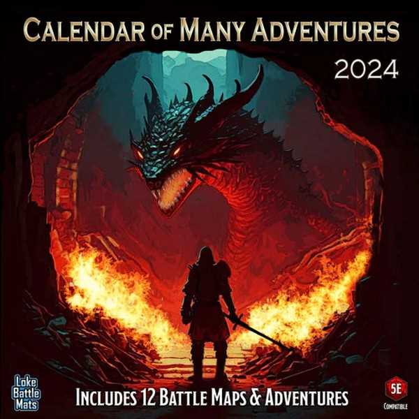Calendar of Many Adventures 2024 1