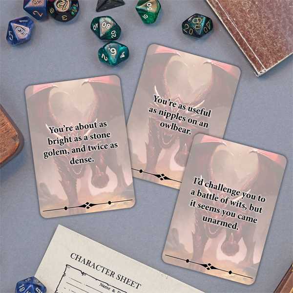 Deck of Many Insults Roleplaying Game by Loke Battlemats 3
