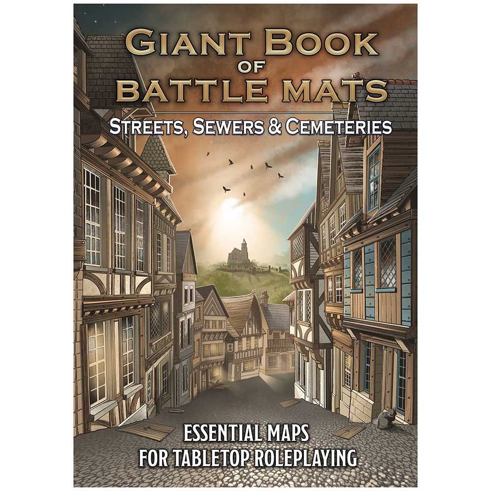 Giant Book of Battle Mats: Streets, Sewers & Cemeteries 1