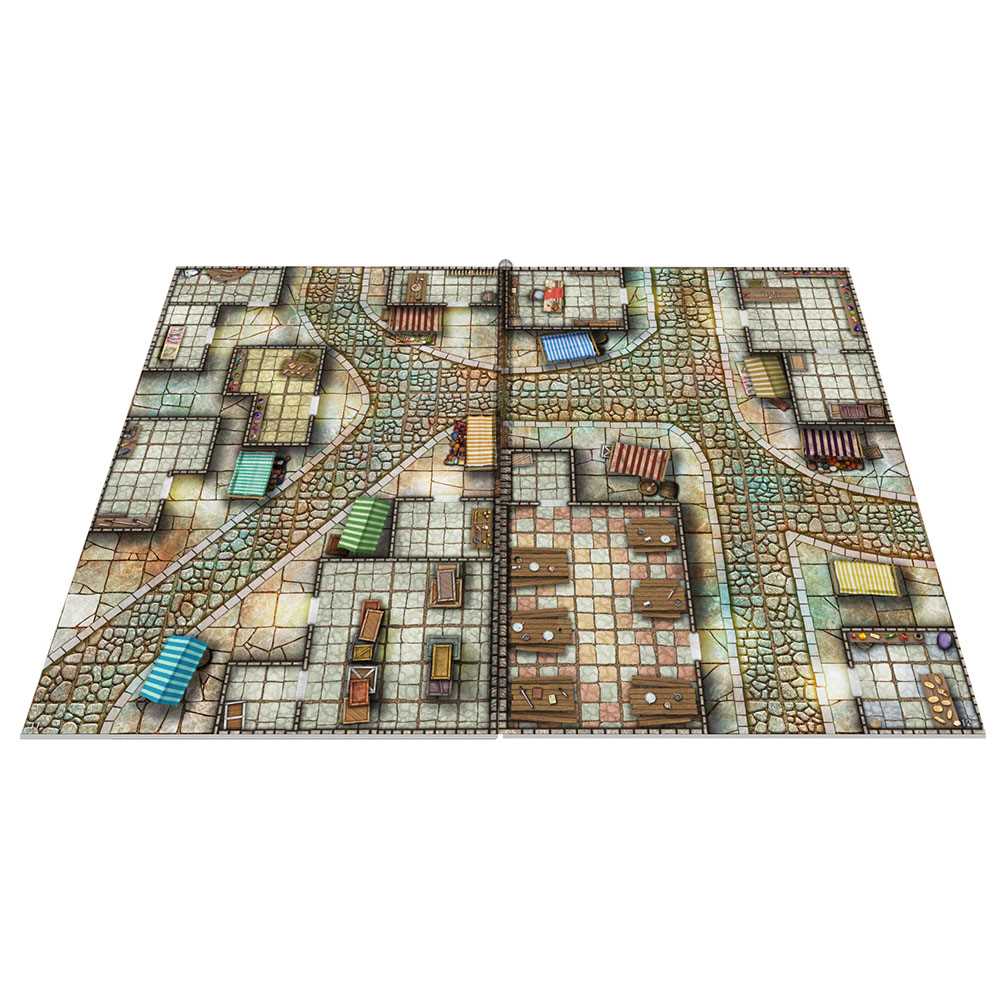 Giant Book of Battle Mats: Streets, Sewers & Cemeteries 2