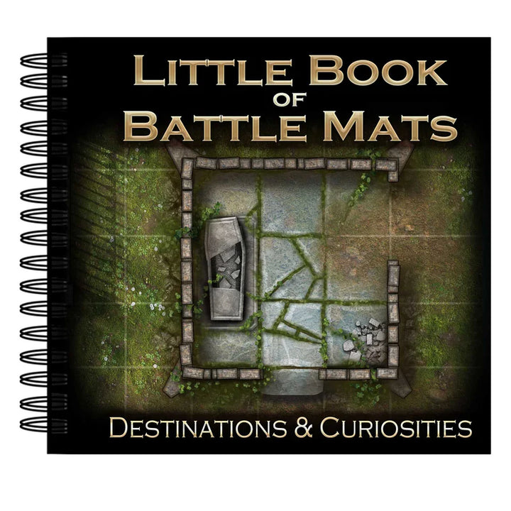 Little Book of Battle Mats Destinations & Curiosities by Loke Portable 6x6 RPG Maps