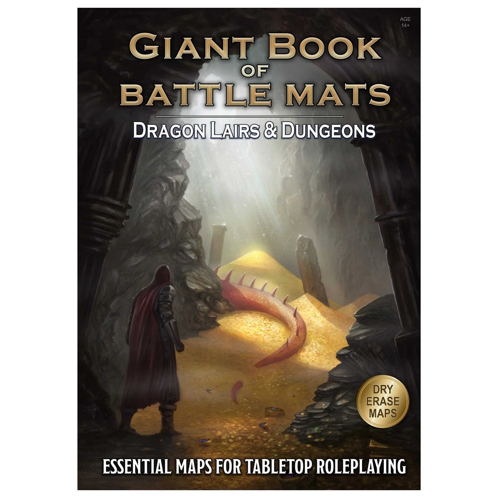 Dragon Lairs and Dungeons Giant Book of Battle Mats Roleplaying Game by Loke Battlemats 1