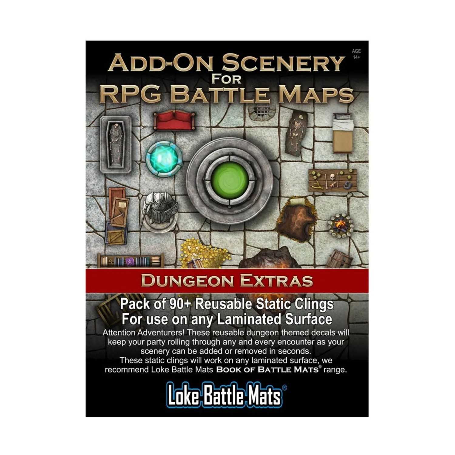 Add-On Scenery for RPG Maps Dungeon Extras Roleplaying Game Accessory