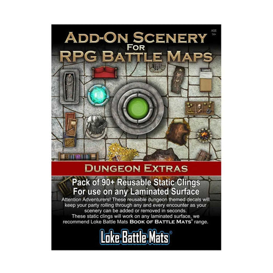 Add-On Scenery for RPG Maps Dungeon Extras Roleplaying Game Accessory