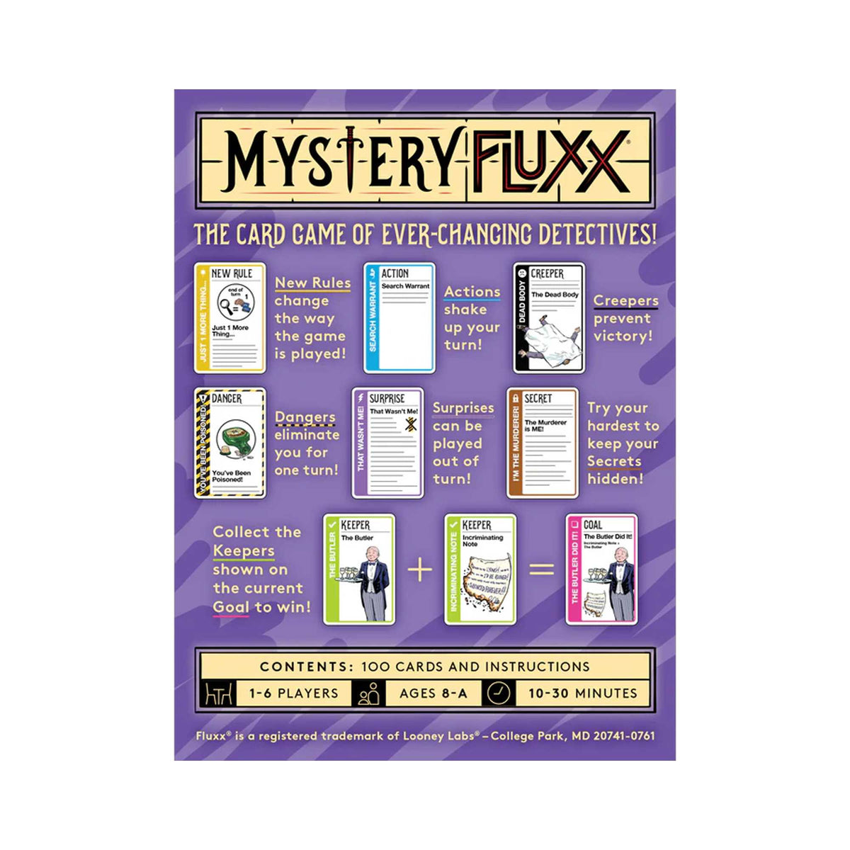 Mystery Fluxx Board Game by Looney Labs 4