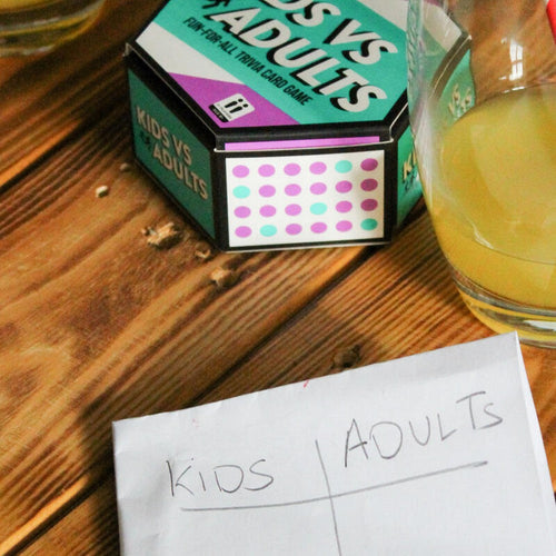 Hexagon Family Card Game Kids Vs Adults