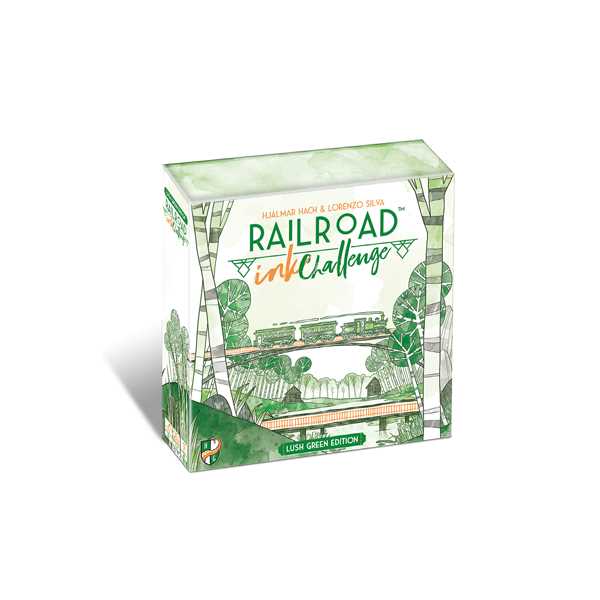Railroad Ink Challenge Lush Green Edition Board Game by Horrible 1