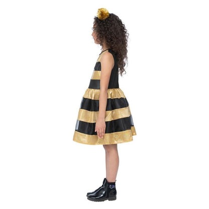 L.O.L Surprise Queen Bee Costume Black Gold Dress 3