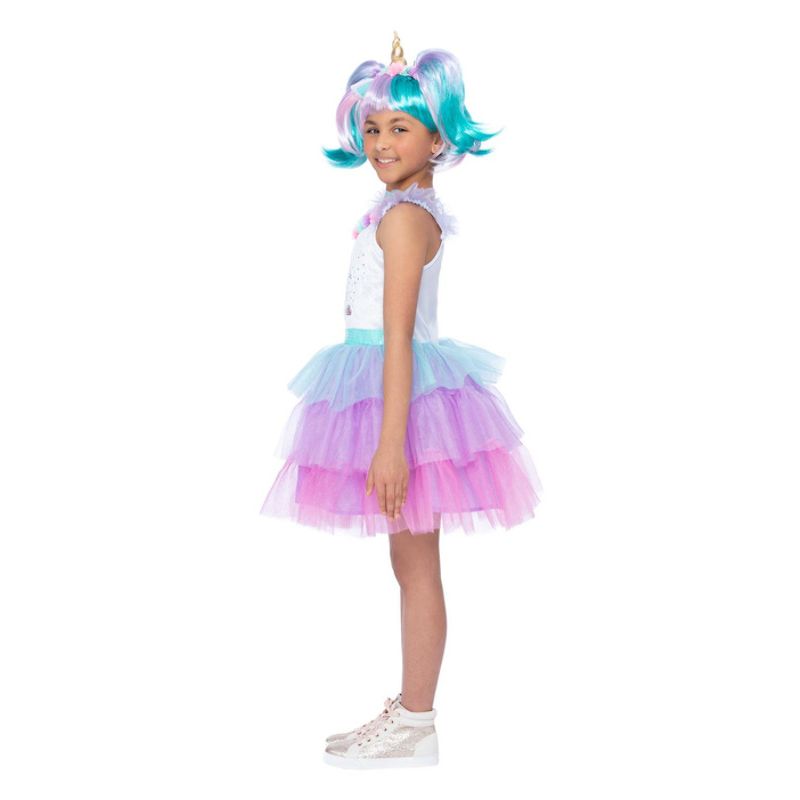 L.O.L Surprise! Deluxe Unicorn Costume Child Multi Pink Purple Turquoise White_3