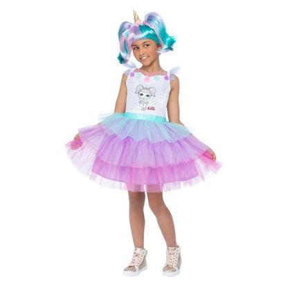 L.O.L Surprise Deluxe Unicorn Costume Child Multi Colour 1