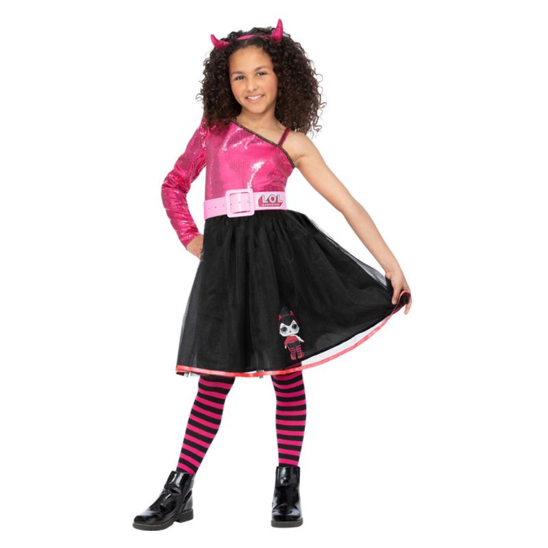 L.O.L Surprise! Spice Devil Costume Child Pink_1 sm-51642L