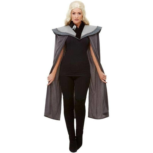 Daenerys Targaryen Cloak Ladies Medieval Grey Cape 1