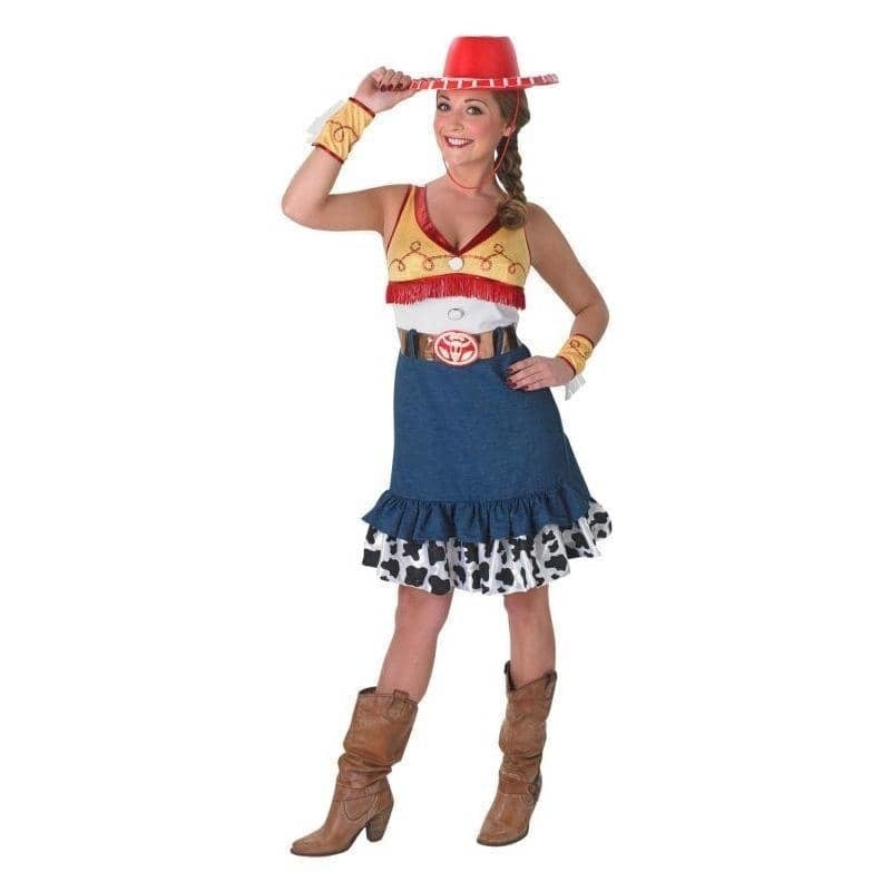 Ladies Sassy Jessie Toy Story Costume 1