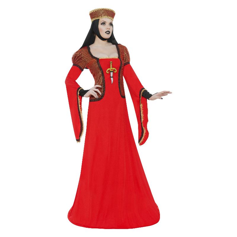 Lady Assassin in Waiting Costume Red Adult 3