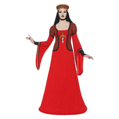 Lady Assassin in Waiting Costume Red Adult 1