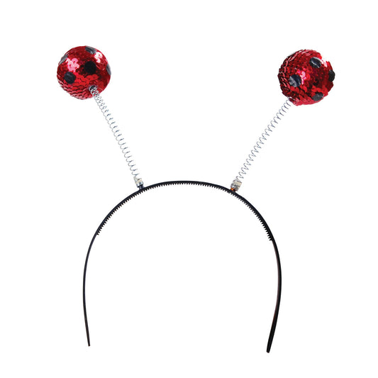 Ladybird Red Sequin Boppers Costume Accessory 1