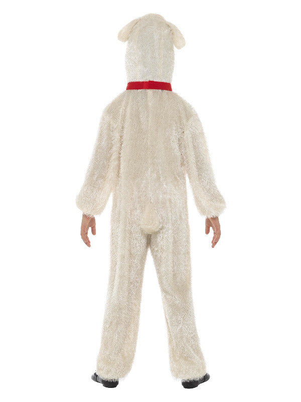 Lamb Costume Kids Cream Jumpsuit Hood 5
