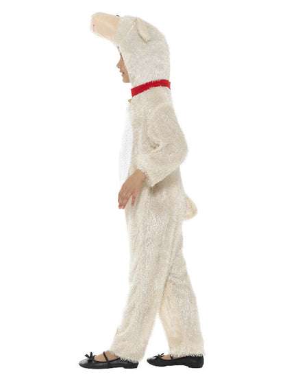 Lamb Costume Kids Cream Jumpsuit Hood 3