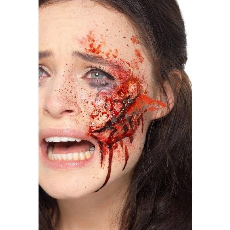 Latex Glass Wound Prosthetic Adult Flesh 1