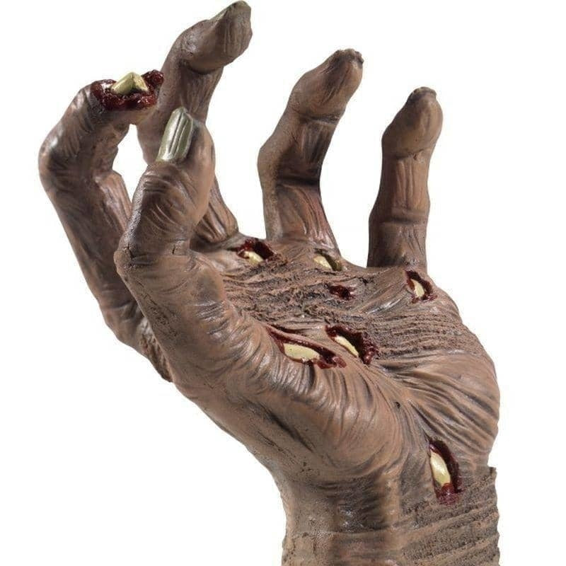 Latex Rotting Zombie Hand Prop Natural Suction Attachment 21x10cm / 8x4in 1