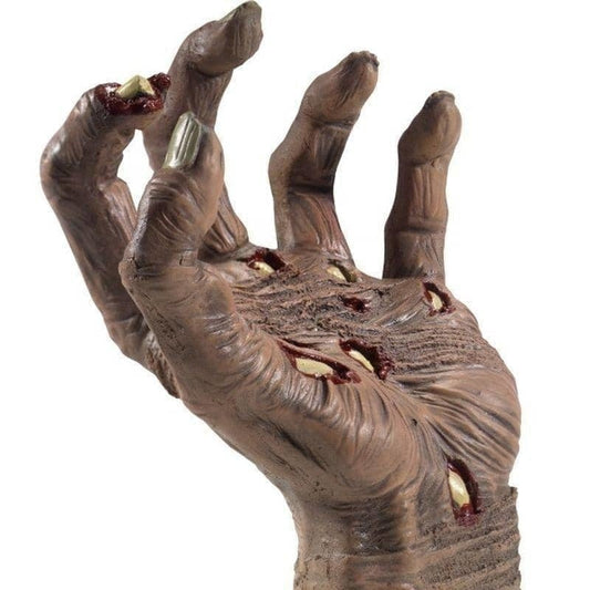 Latex Rotting Zombie Hand Prop Natural Suction Attachment 21x10cm / 8x4in 1