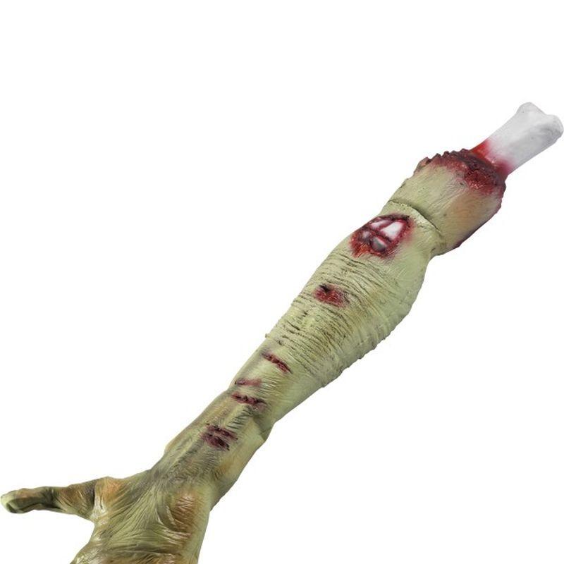 Latex Zombie Rotting Flesh Arm Prop Adult Green 1