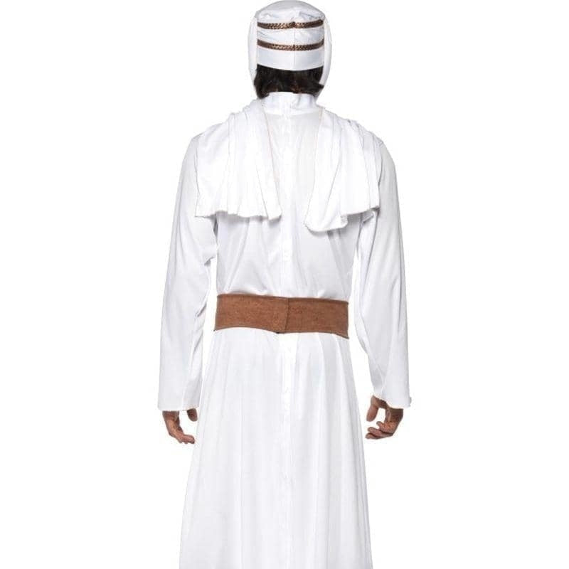 Lawrence of Arabia Costume Adult White Gown Headpiece Belt 2