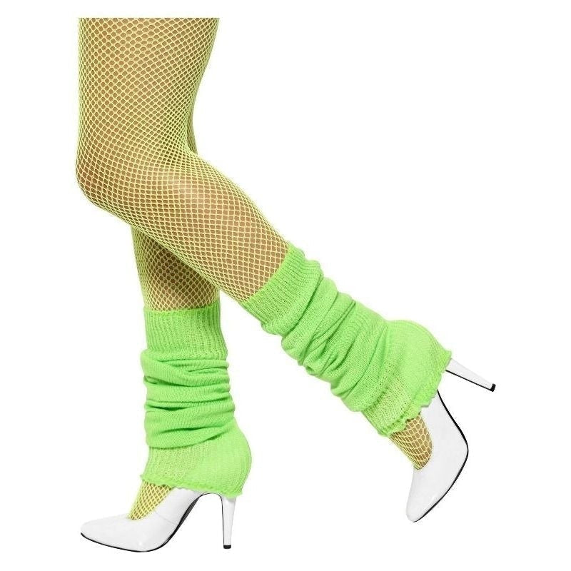 Legwarmers Neon Green Adult 80s Retro Costume Accessory 1