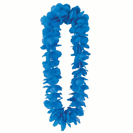 Lei Fluorescent Blue Large Petals 1