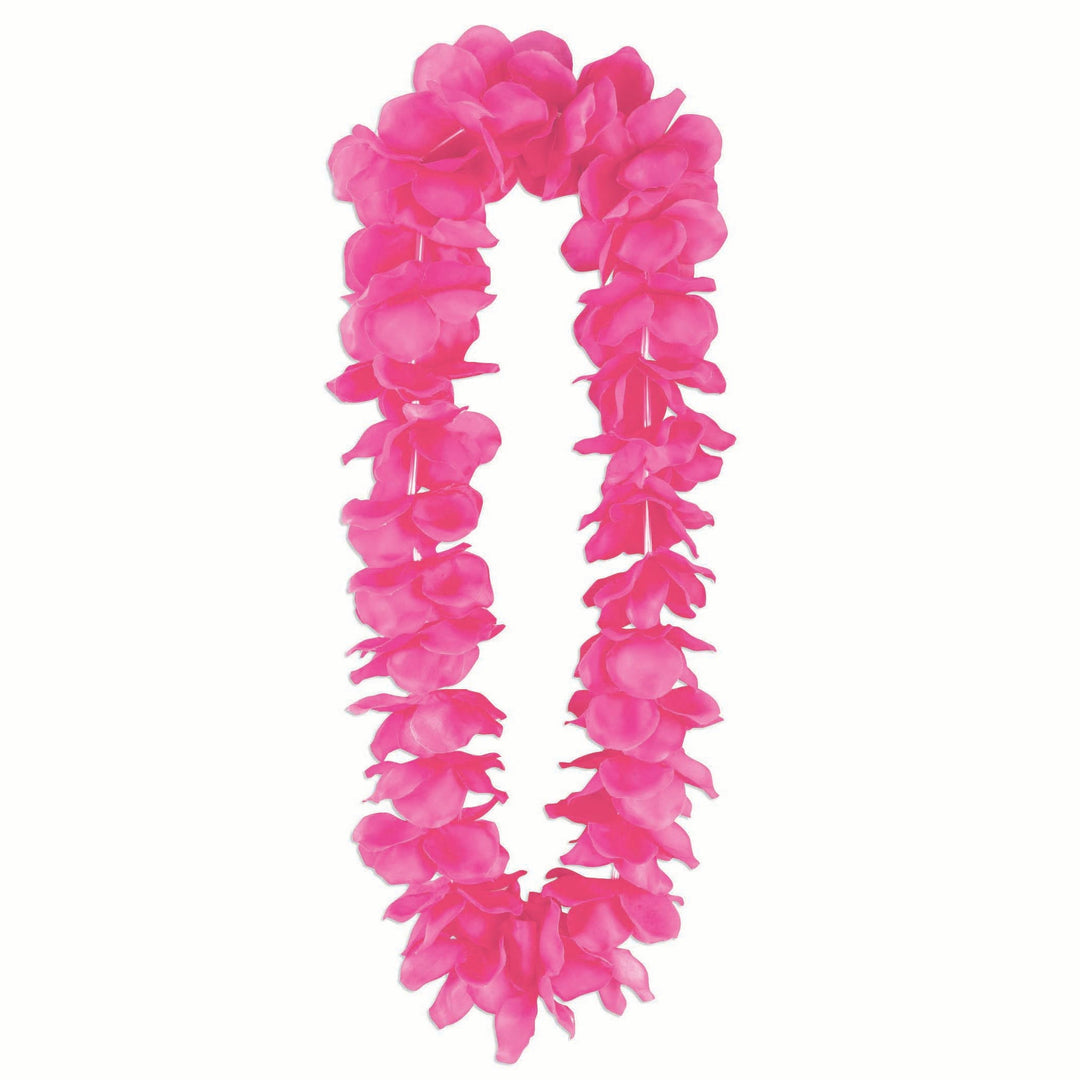 Lei Fluorescent Pink Large Petals Length Aprox 100cm_1