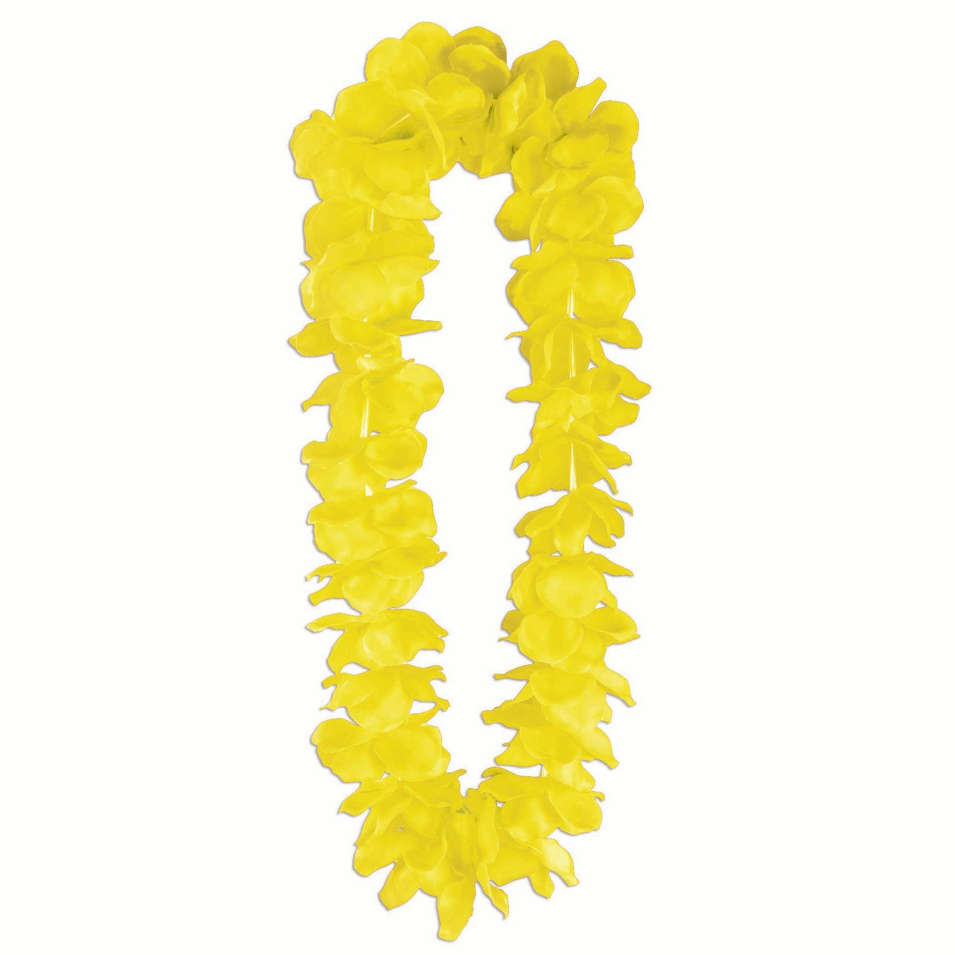 Lei Fluorescent Yellow Large Petals 1