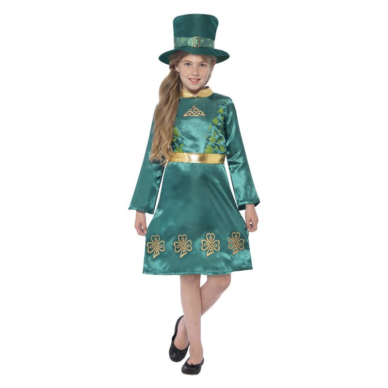 Leprechaun Girl Costume Green Child_1