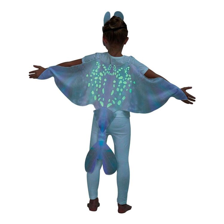 Light Fury Glow In The Dark Wings and Mask Set 3