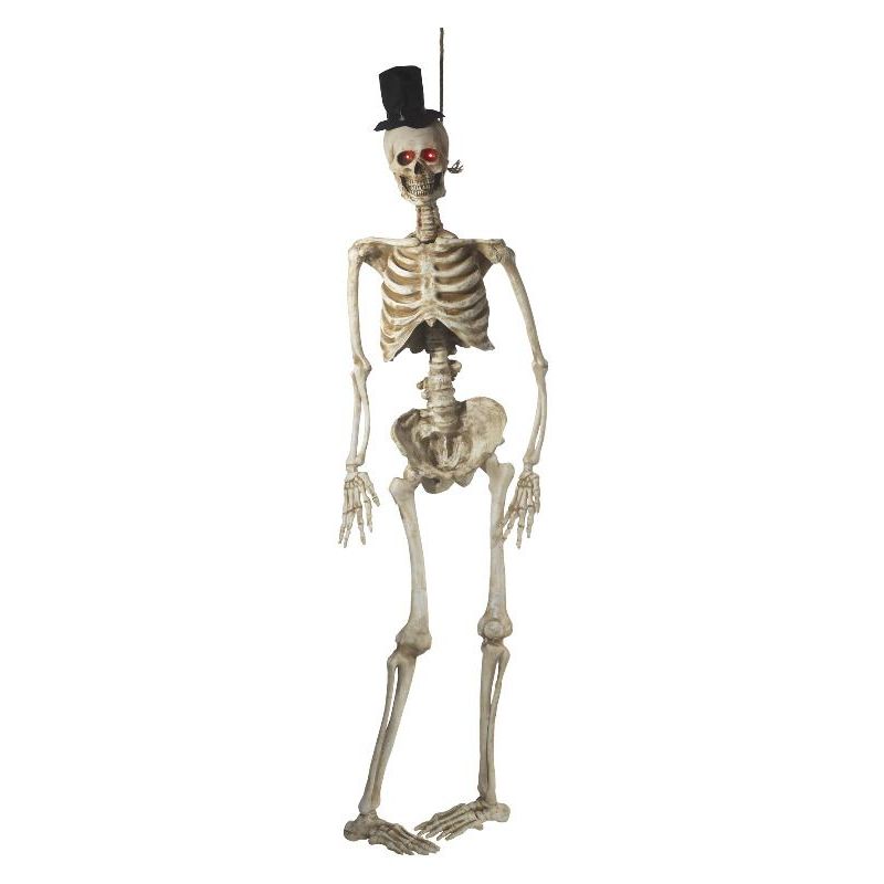 Light Up Latex Hanging Skeleton Groom Decoration Adult Natural 1